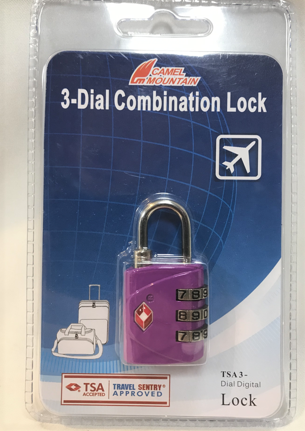 Camel Mountain 533 TSA Approved Lock 3 Dial image 4
