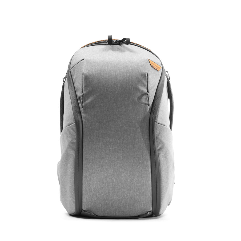 Peak Design Everyday Backpack Zip 15L in Ash — front view # color_Ash