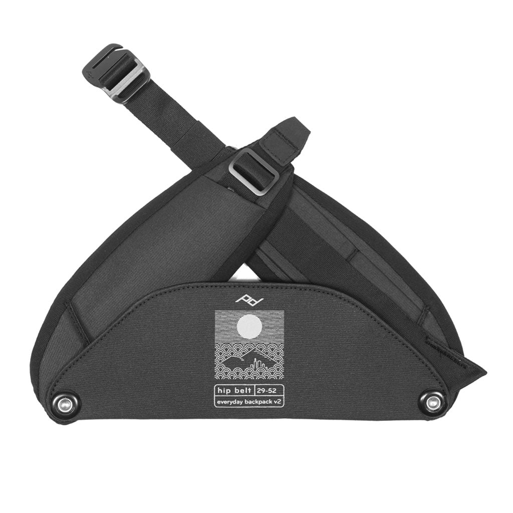 Peak Design Everyday Hip Belt in Black — front view # color_Black