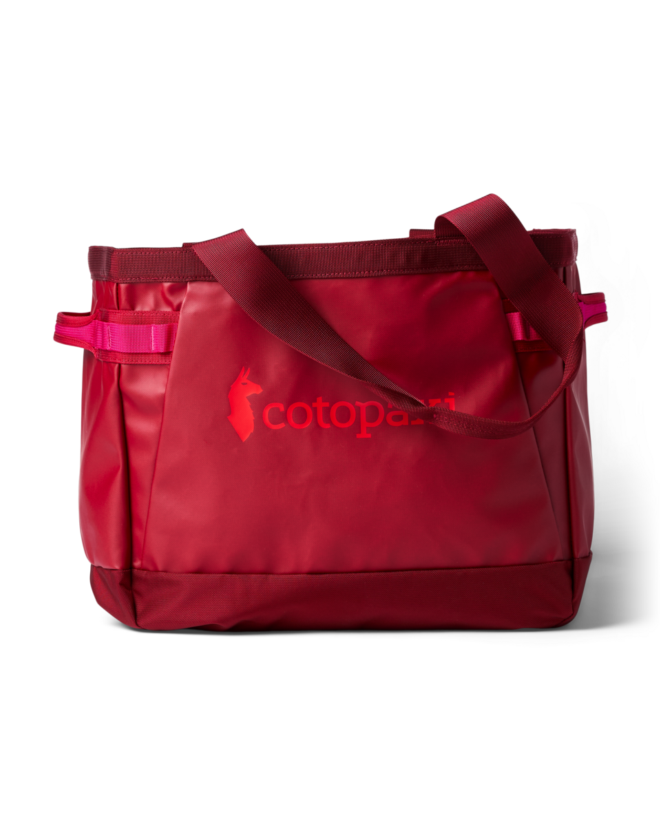 Cotopaxi Allpa 30L Gear Hauler Tote in Crimson — back view