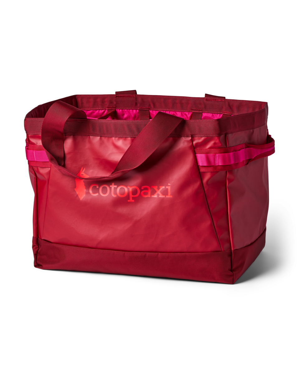 Cotopaxi Allpa 60L Gear Hauler Tote in Crimson — front view