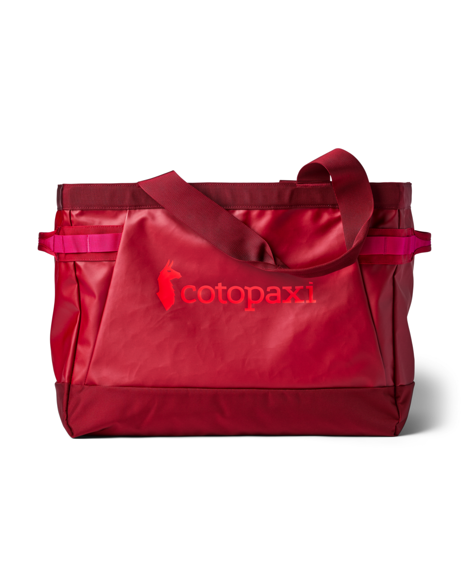 Cotopaxi Allpa 60L Gear Hauler Tote in Crimson — back view