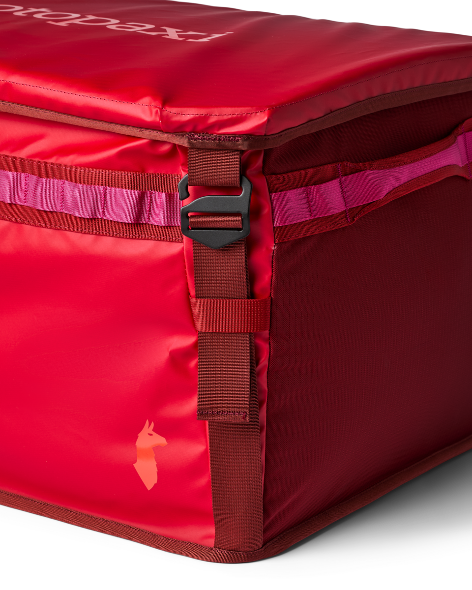 Cotopaxi Allpa 90L Gear Hauler Box in Spicy — angle view 3