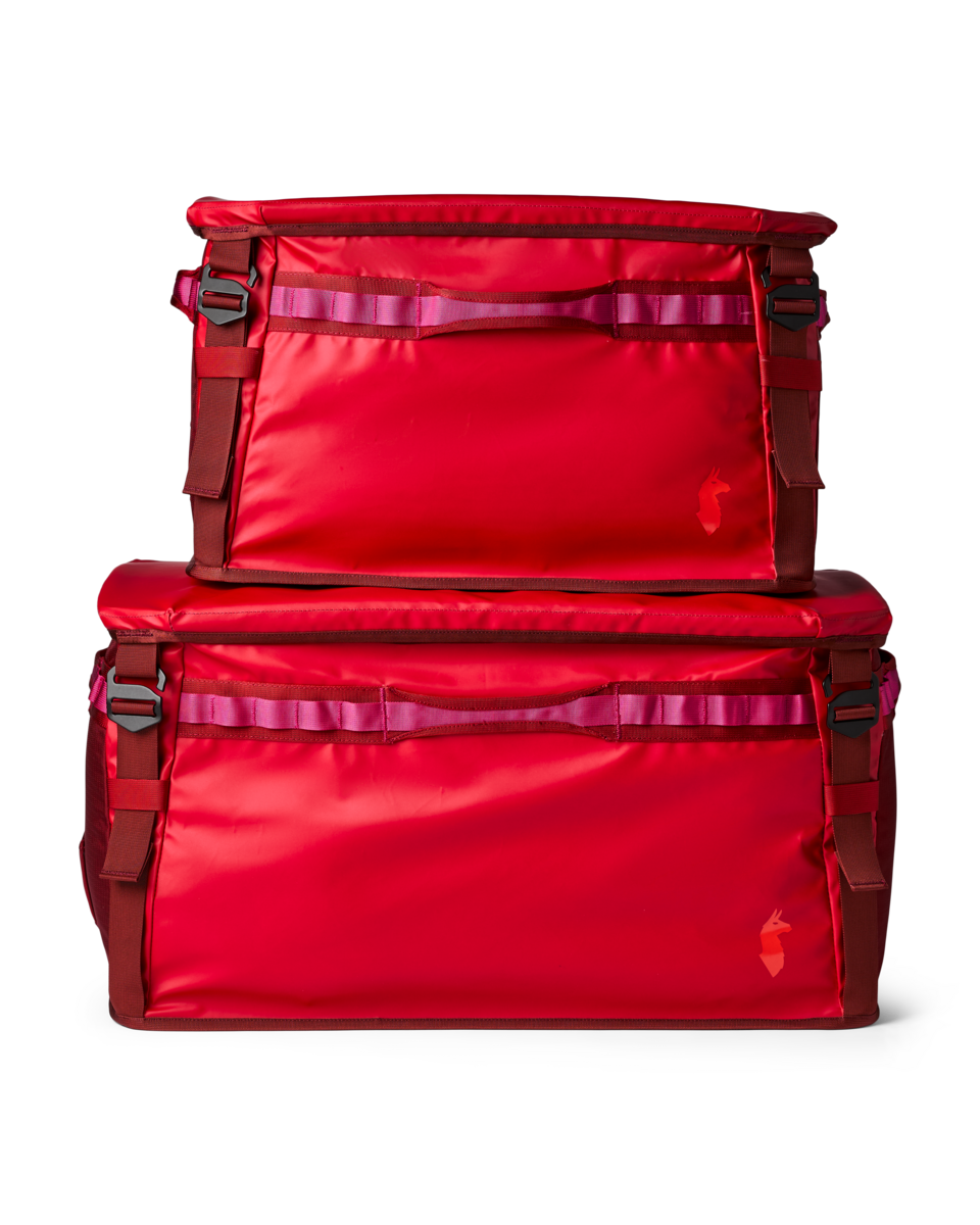 Cotopaxi Allpa 90L Gear Hauler Box in Spicy — detail view
