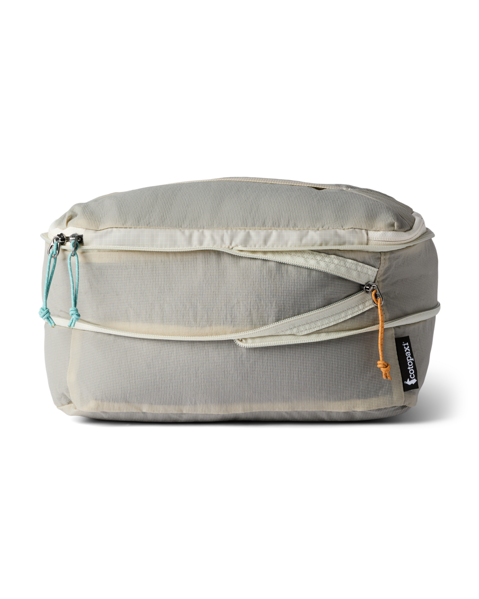 Cotopaxi Cubo 12L Expandable Packing Cube in Mineral — angle view 2