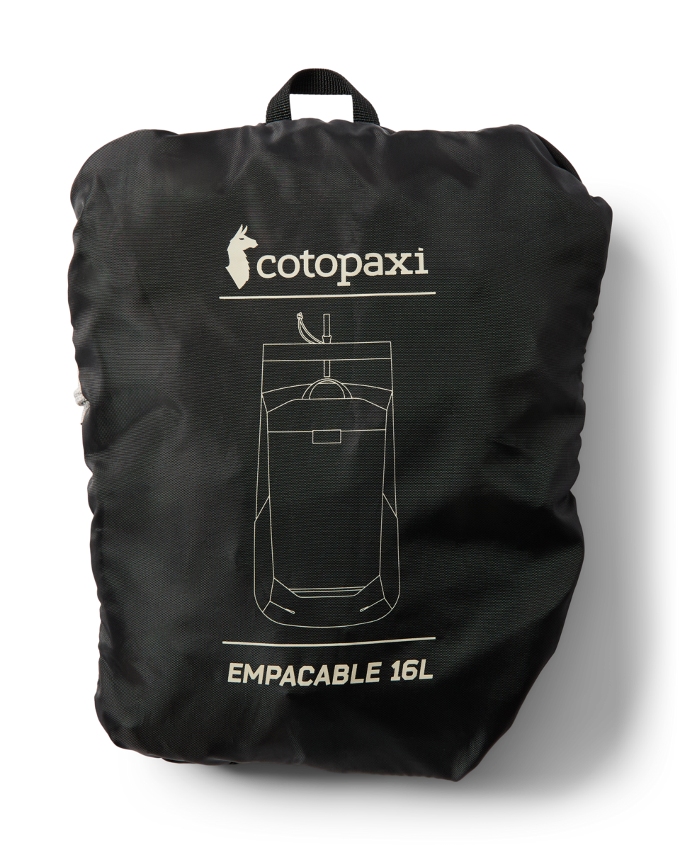 Cotopaxi Empacable 16L Daypack in Black — interior view