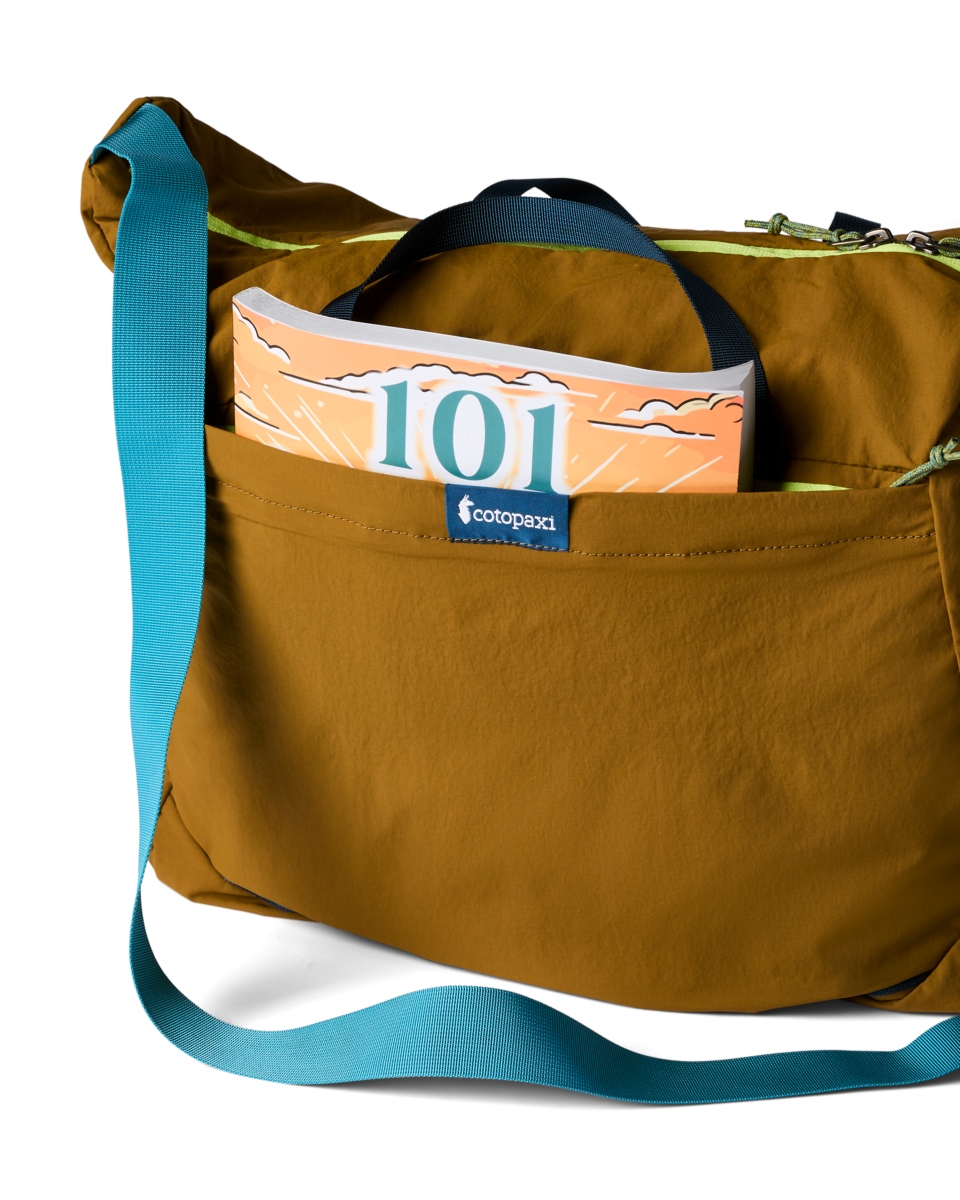 Cotopaxi Empacable 30L Tote in Log Cabin — back view