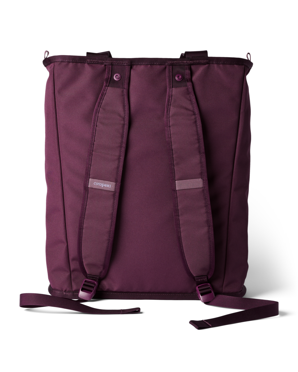 Cotopaxi Todo 22L Convertible Tote in Acai — angle view 2