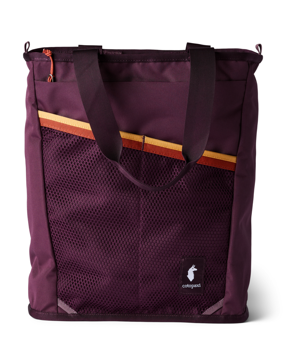 Cotopaxi Todo 22L Convertible Tote in Acai — back view