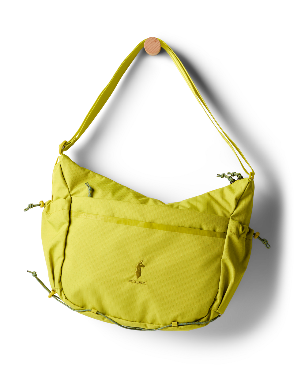 Cotopaxi Viaje 12L Shoulder Bag in Citron — back view