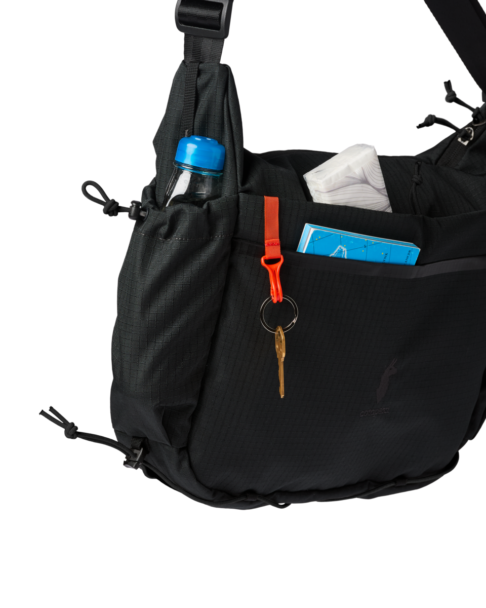 Cotopaxi Viaje 12L Shoulder Bag in Black — angle view 3