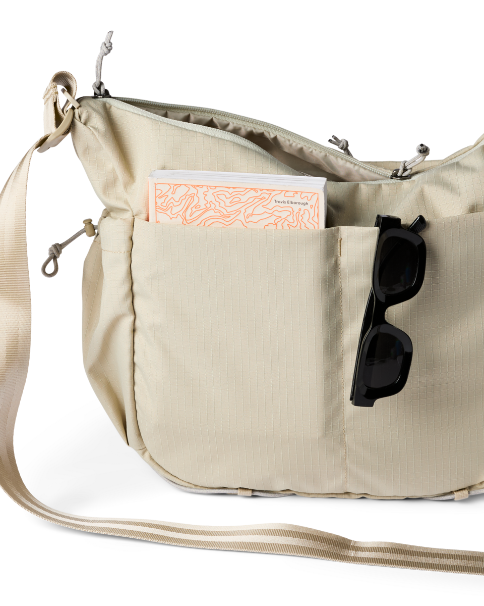 Cotopaxi Viaje 12L Shoulder Bag in Mineral — detail view