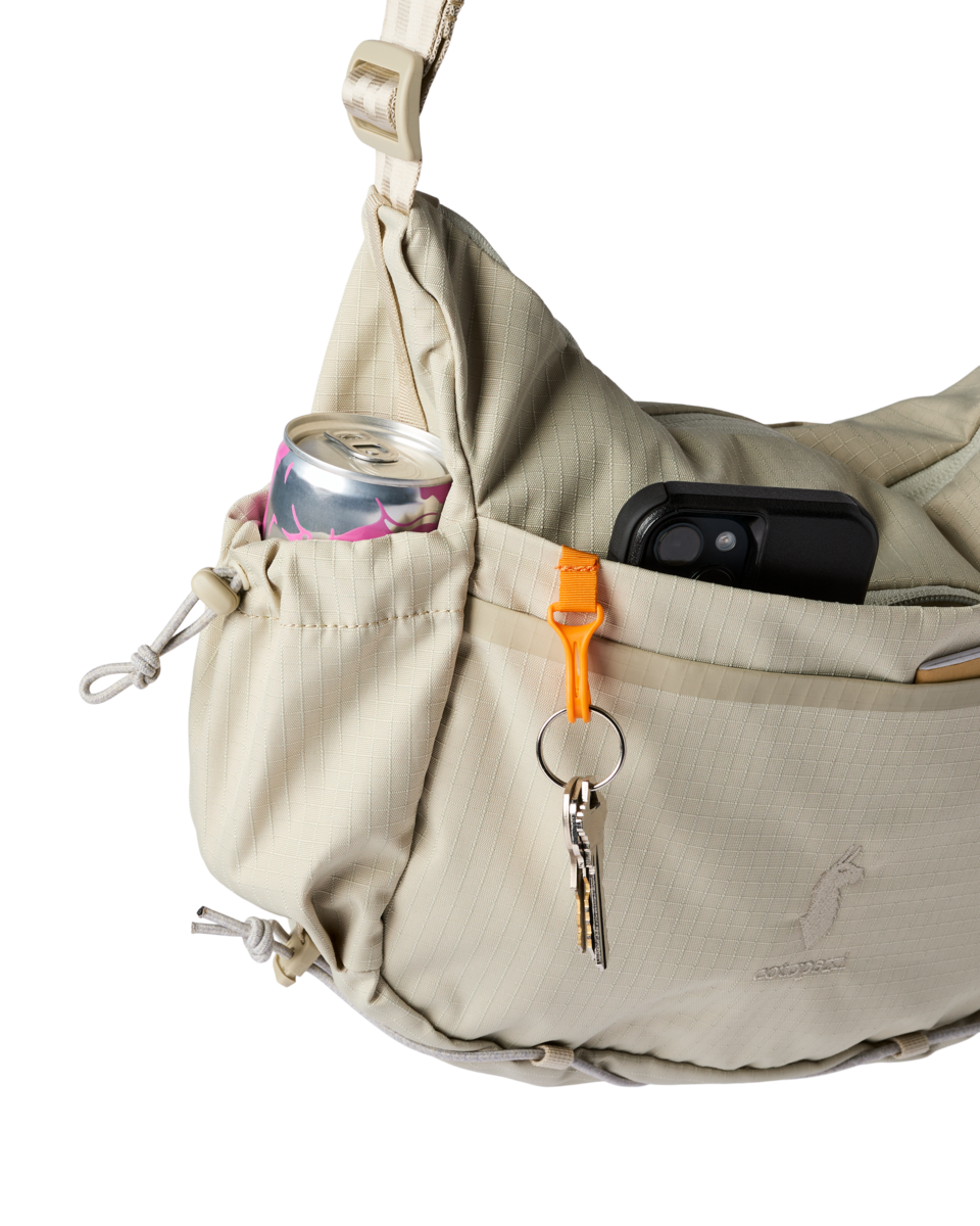 Cotopaxi Viaje 9L Shoulder Bag in Mineral — angle view 3