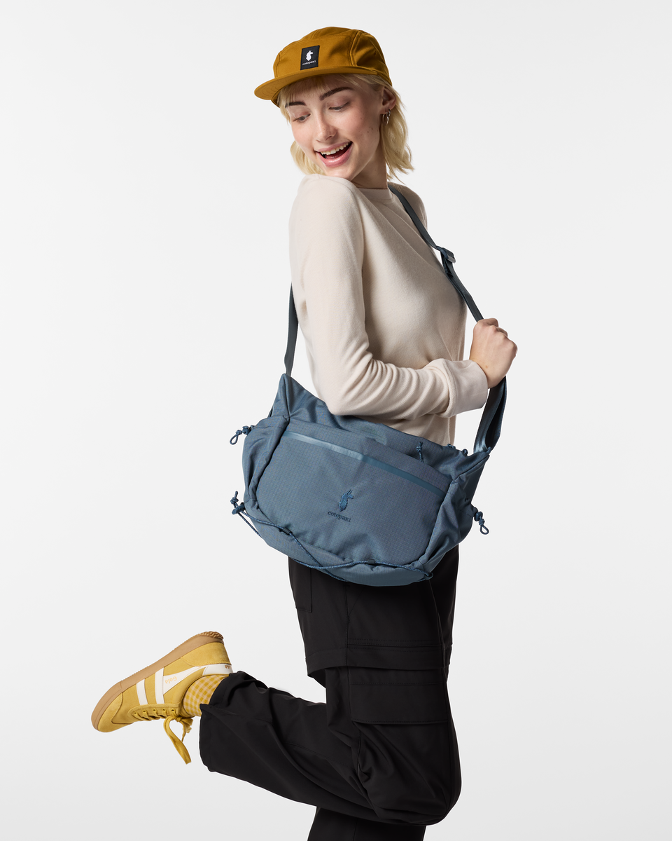 Cotopaxi Viaje 9L Shoulder Bag in Slate — back view
