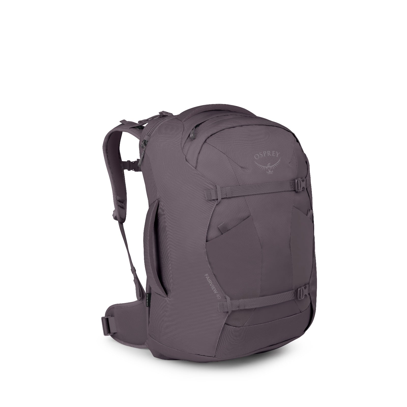 Osprey Fairview Women's Travel Pack-40L in Graphite Purple — front view # color_Graphite Purple