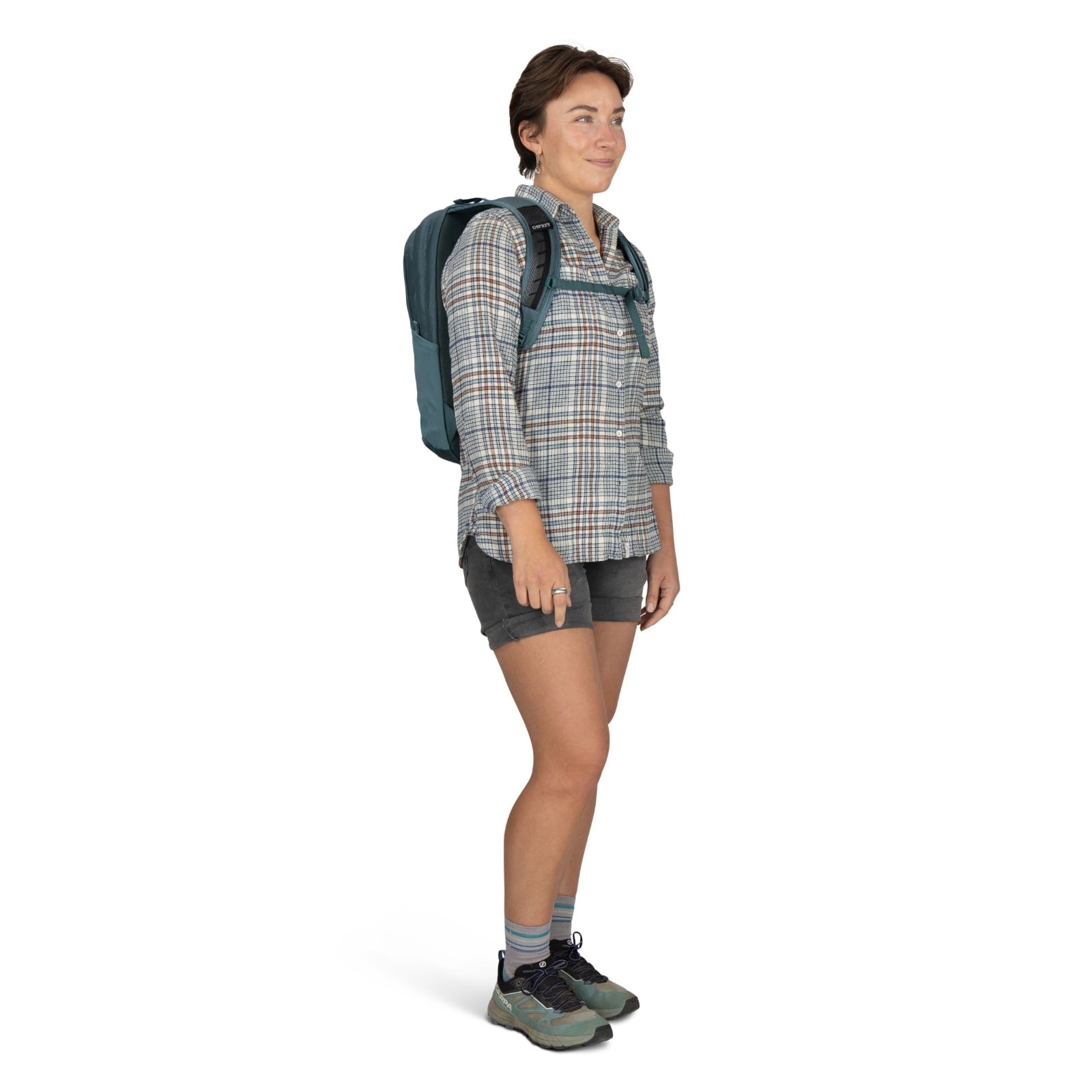 Osprey Fairview 70 Women's Travel Pack 70L in Cascade Blue-Torrent Blue — detail view 10