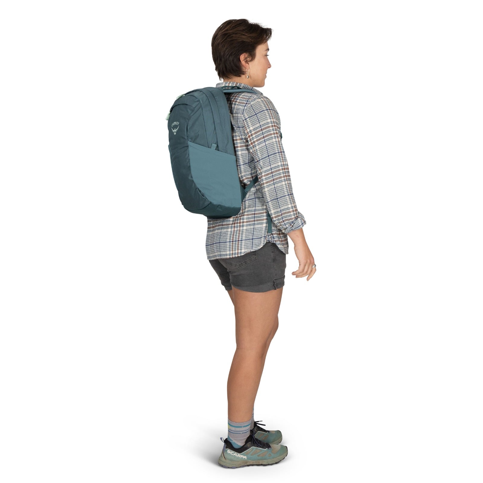 Osprey Fairview 70 Women's Travel Pack 70L in Cascade Blue-Torrent Blue — detail view 11