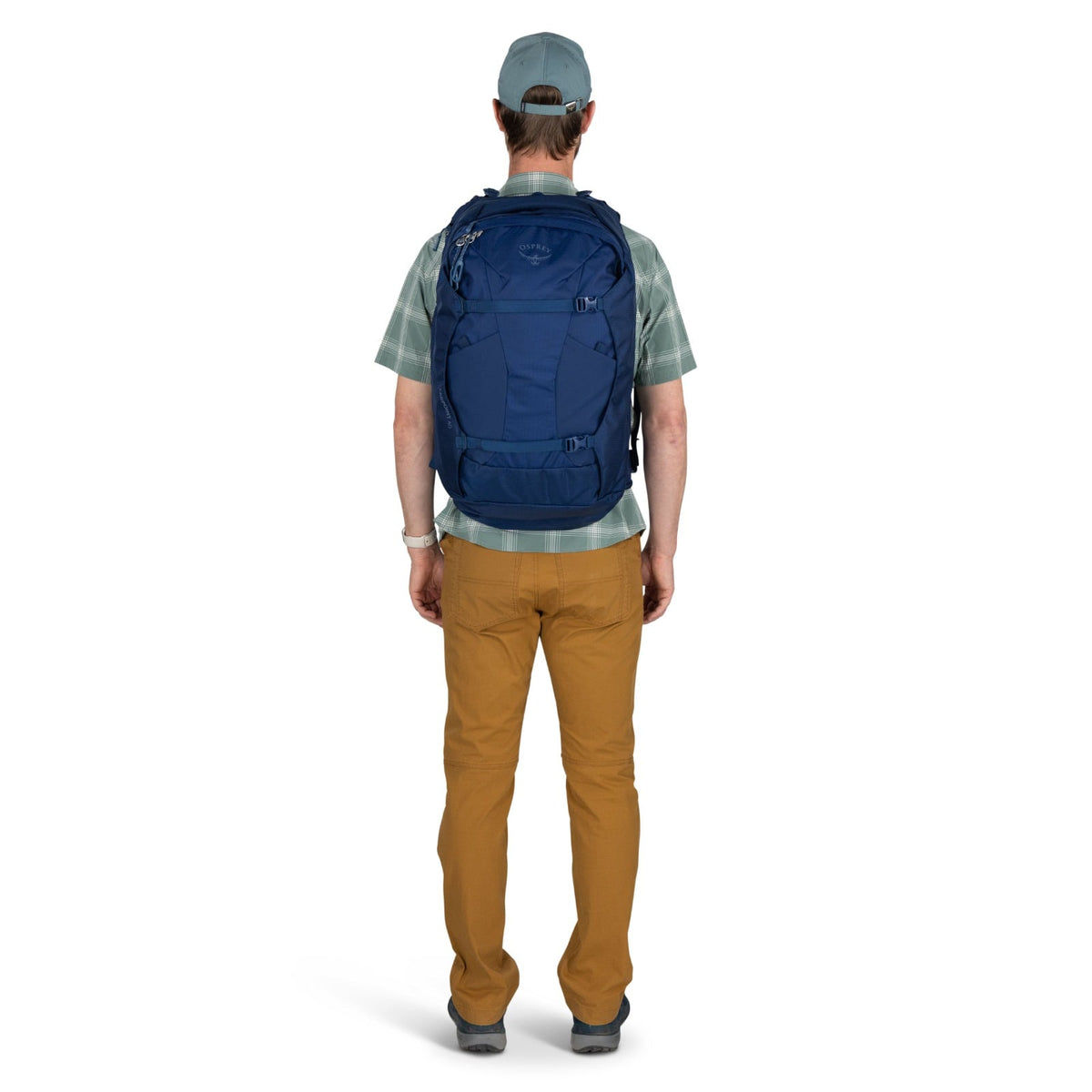 Osprey Farpoint Travel Pack-40L in Antique Blue — lifestyle 2