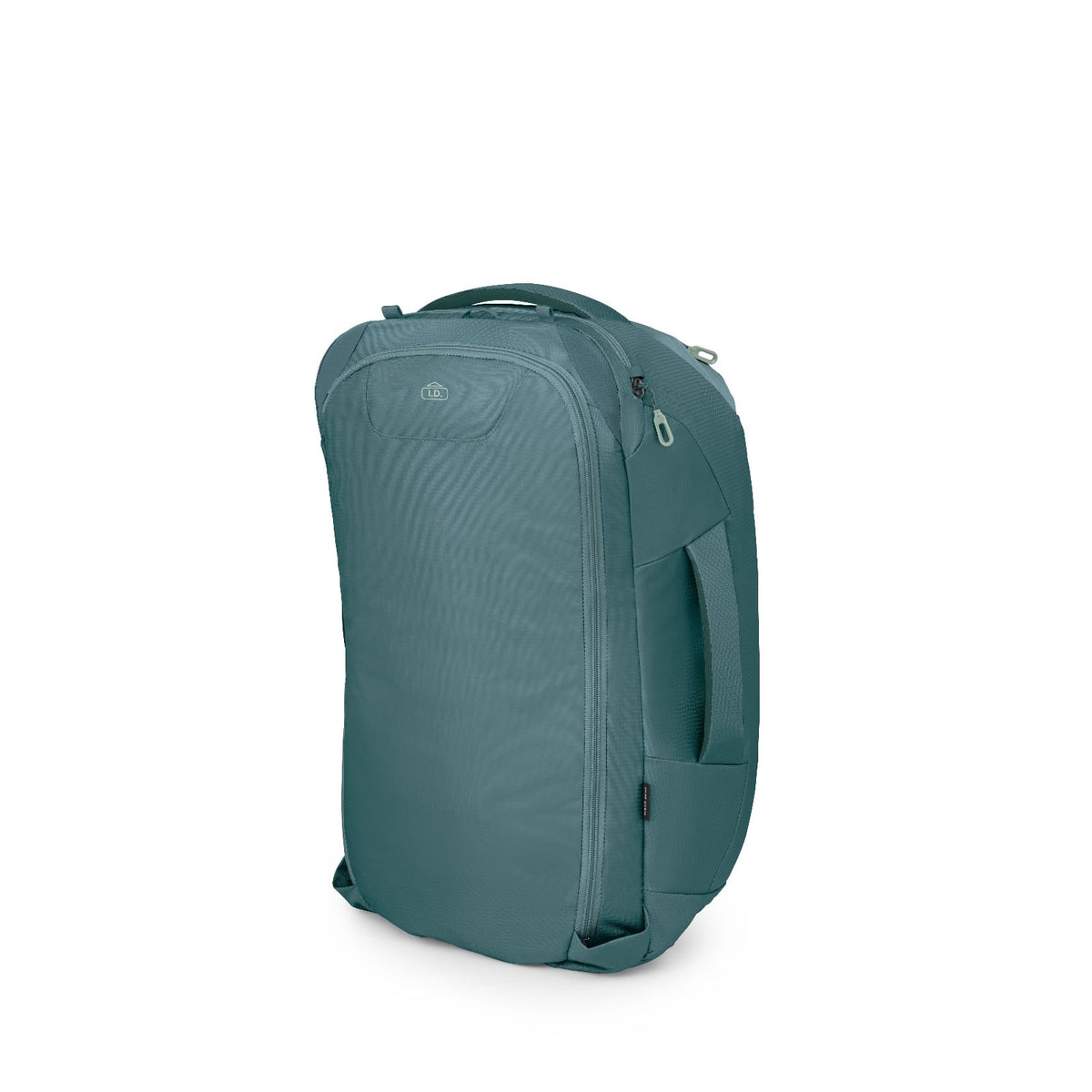 Osprey Farpoint Travel Pack-40L in Cascade Blue-Torrent Blue — side view