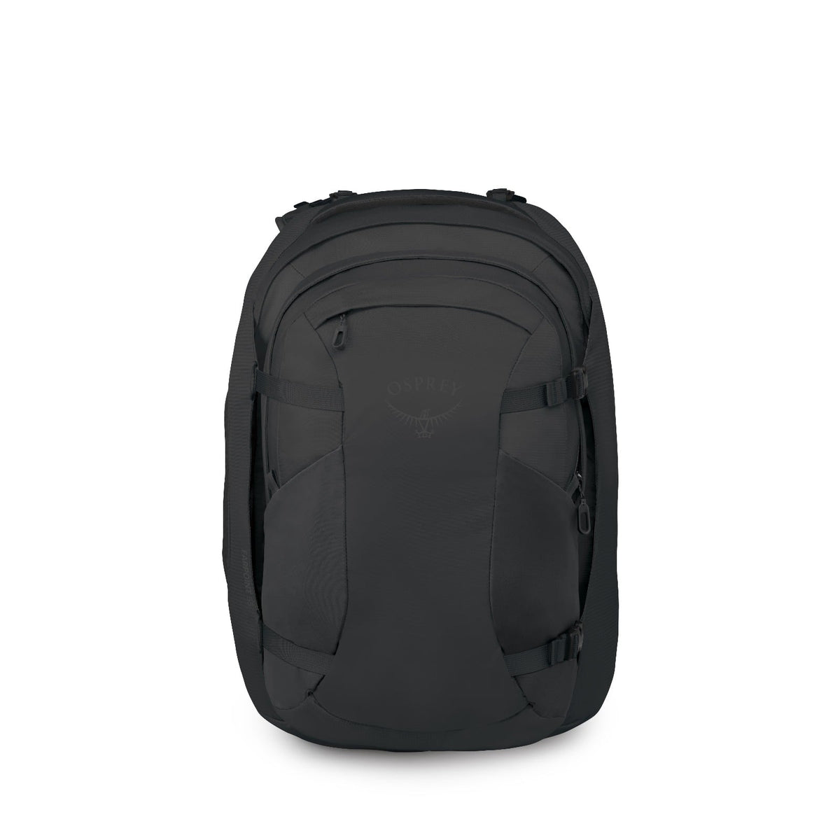 Osprey Farpoint Travel Pack-55L in Black — front view