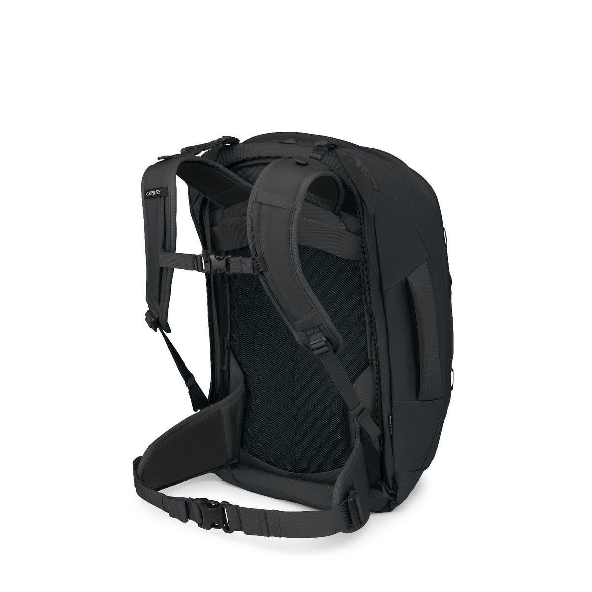 Osprey Farpoint Travel Pack-55L in Black — back view