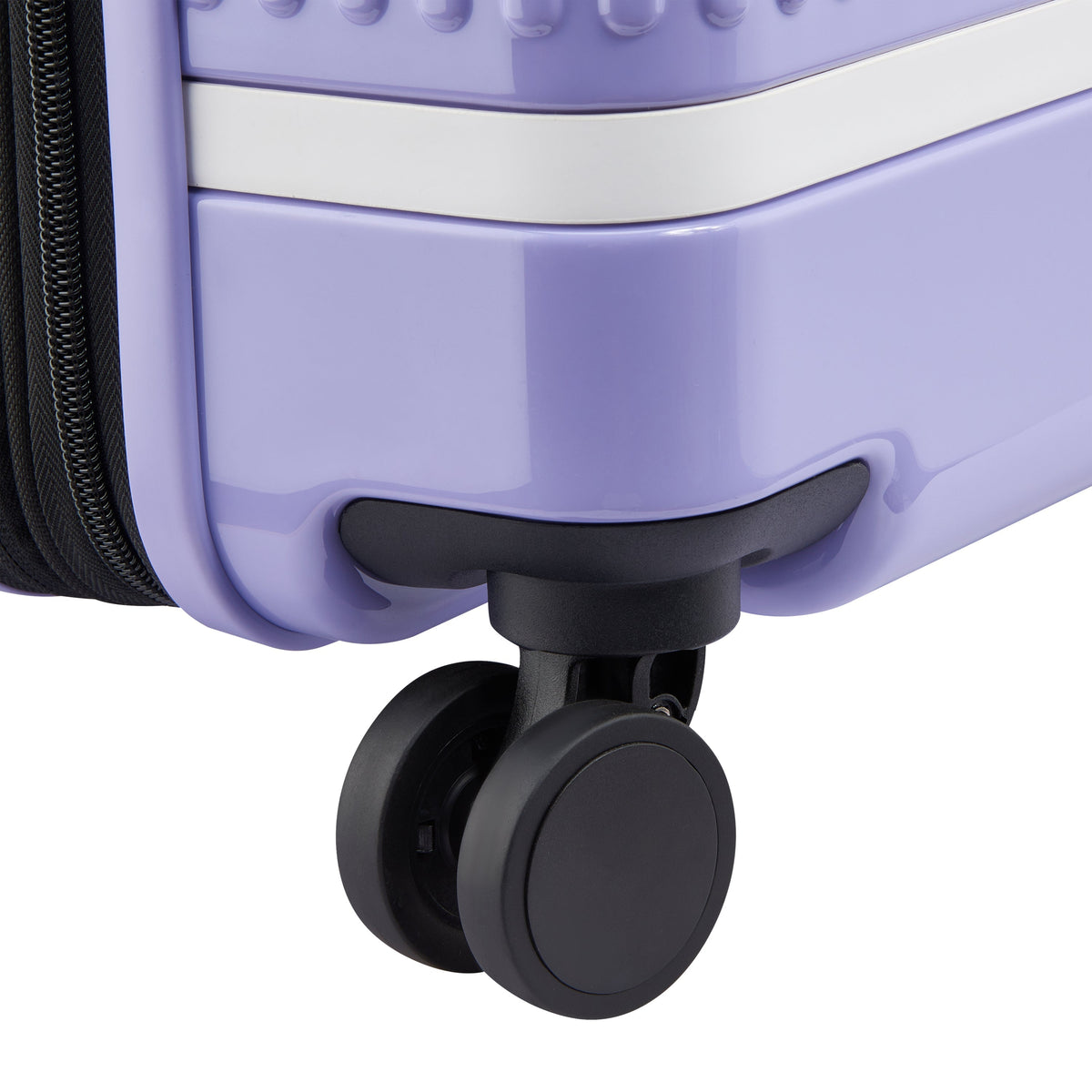 Delsey Spin Me Away Carry-On Plus Expandable Spinner in Lavender — detail view 2