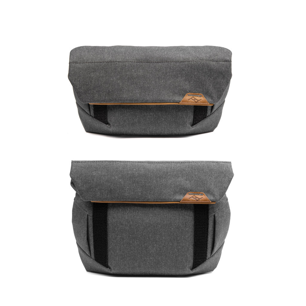 Peak Design Field Pouch in Charcoal — detail view # color_Charcoal
