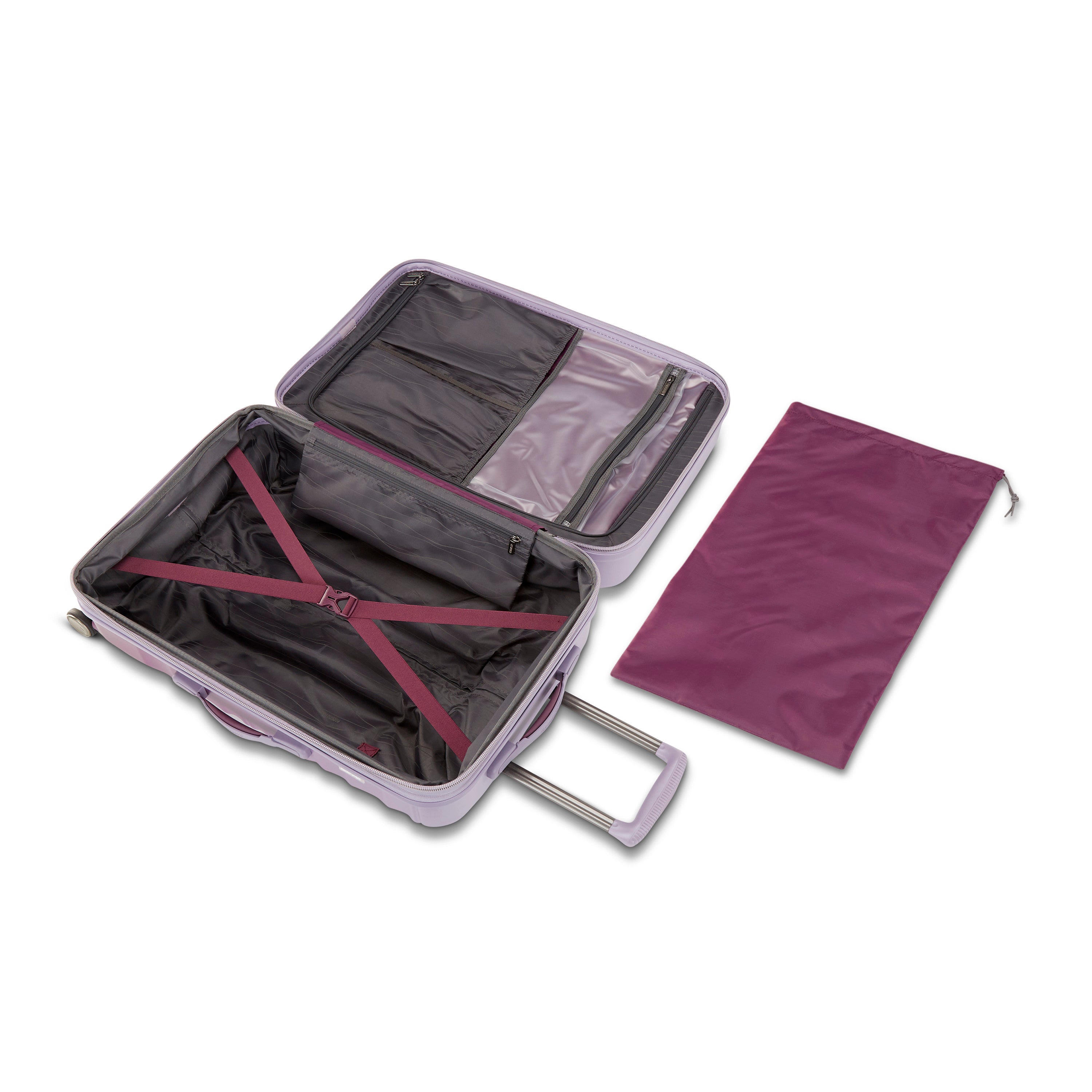 American Tourister Cascade Hardside Medium Spinner (24-inch) - Purple Haze