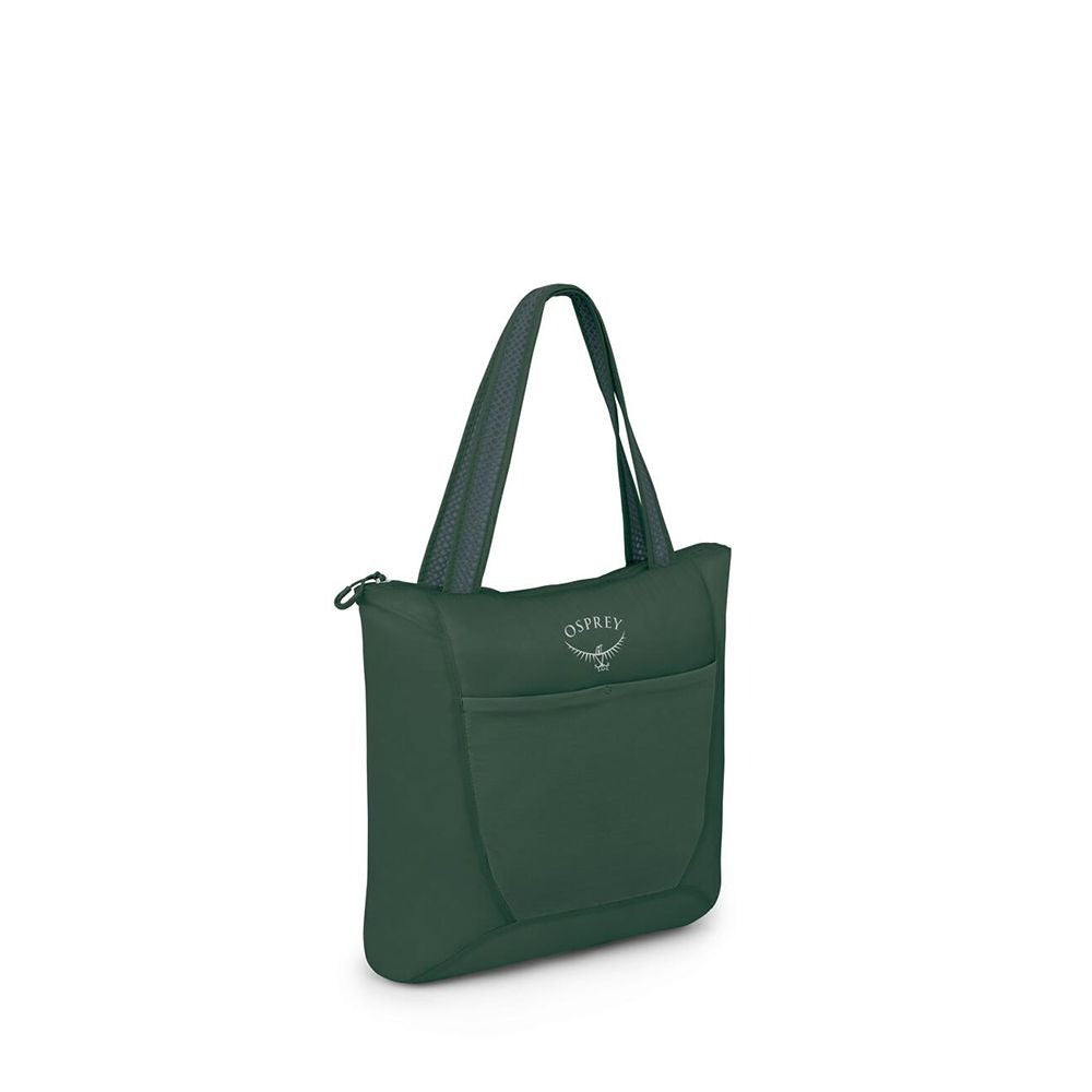 Osprey Ultralight Stuff Tote in Tundra Green — front view # color_Tundra Green