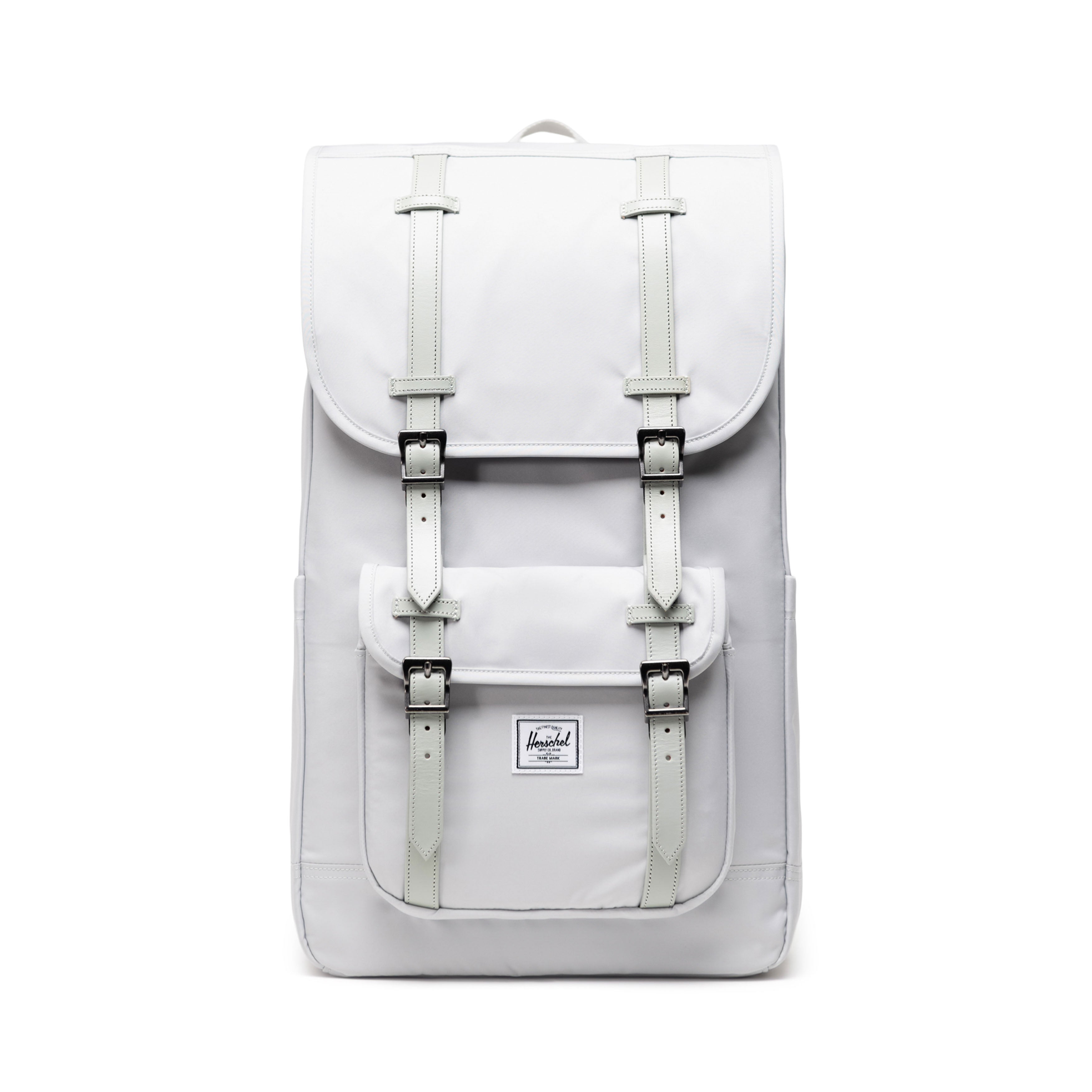 Herschel Little America Backpack Premium Classic 30L in Metal — front view # color_Metal