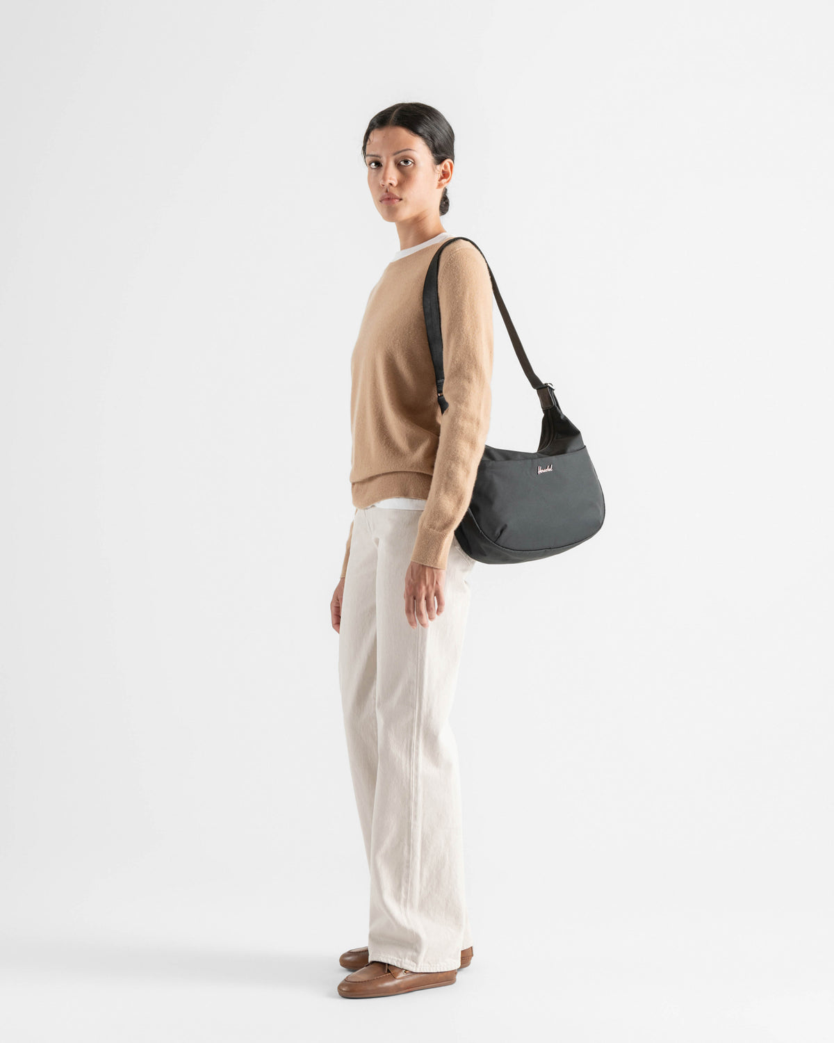 Herschel Yara Shoulder Bag 9L in Black — lifestyle # color_Black