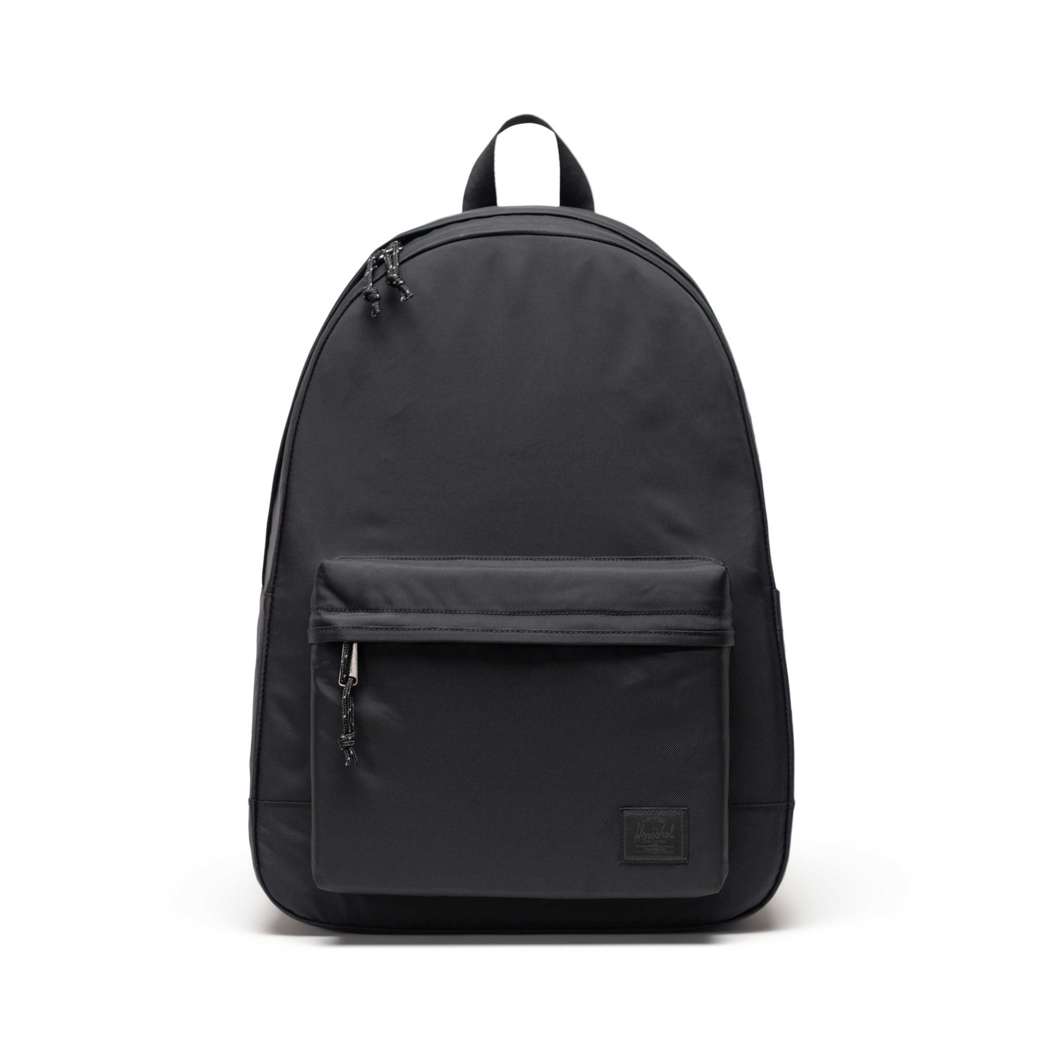 Nylon Herschel Classic XL Backpack 30L in Black — front view # color_Black