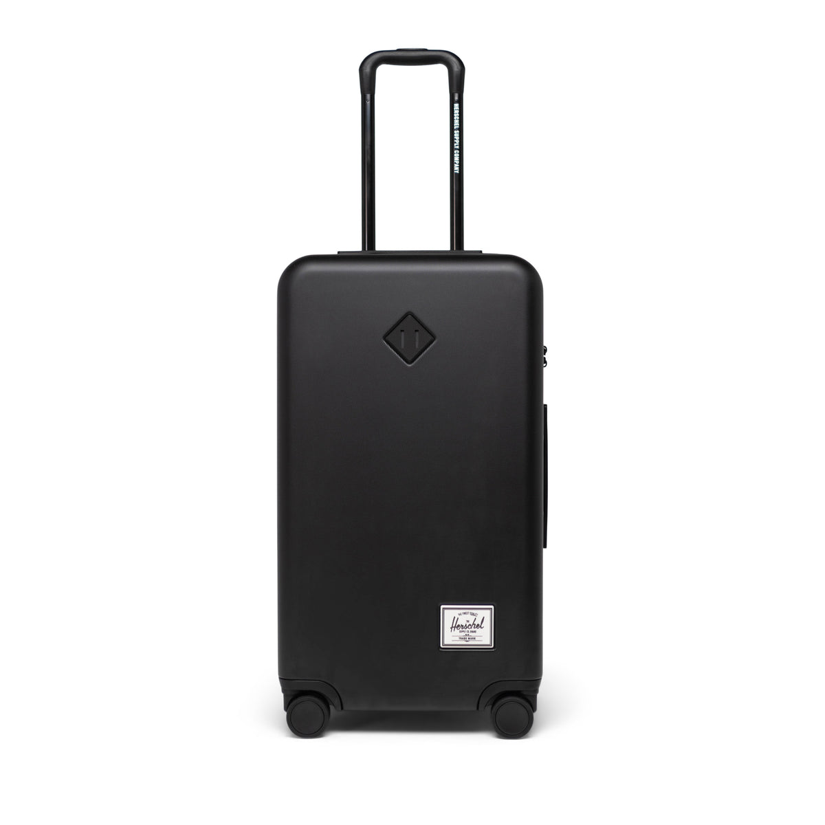 Herschel Heritage Hardshell Medium Luggage 67L in Black — front view # color_Black
