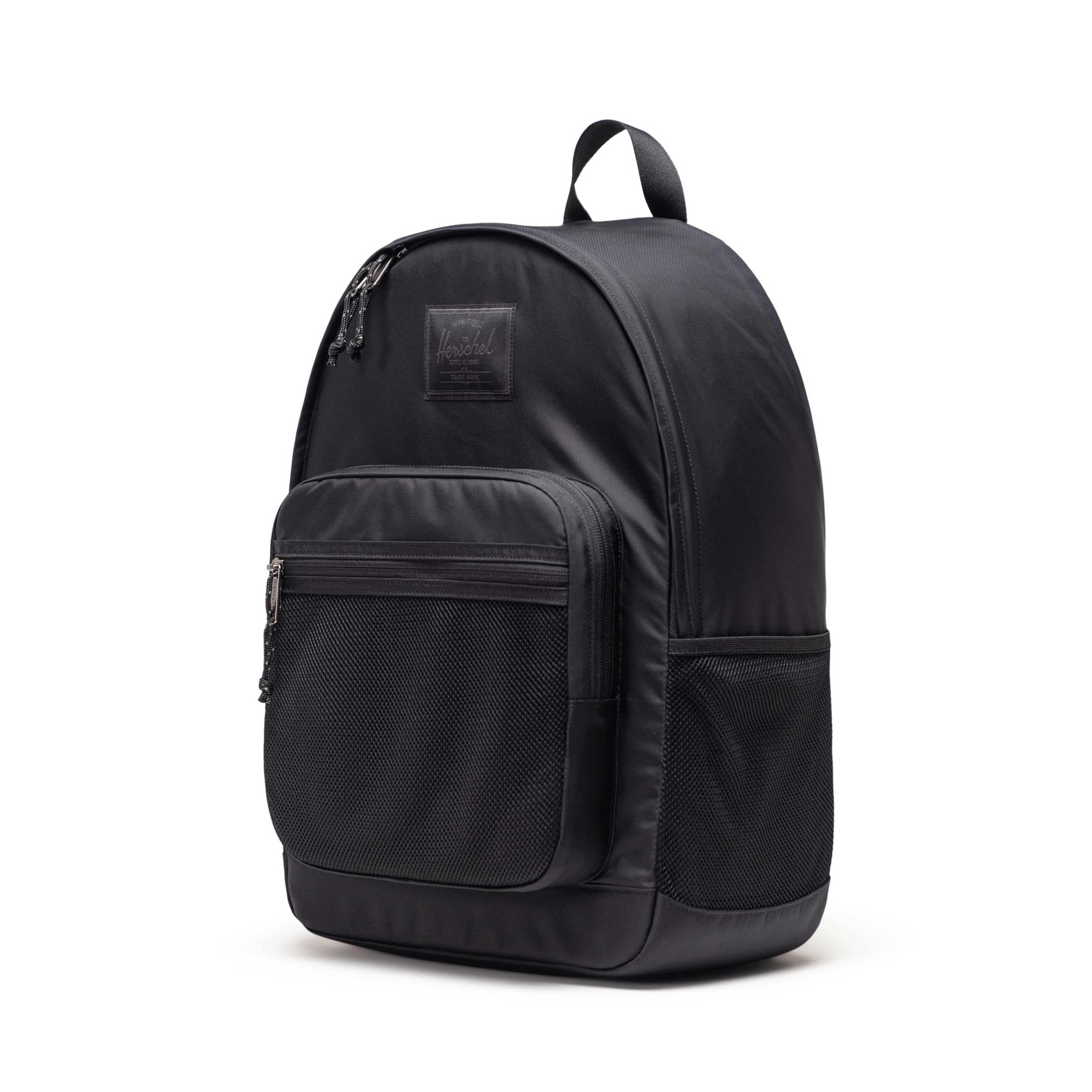 Herschel Kaine Backpack Nylon 28L in Black — angle view 2