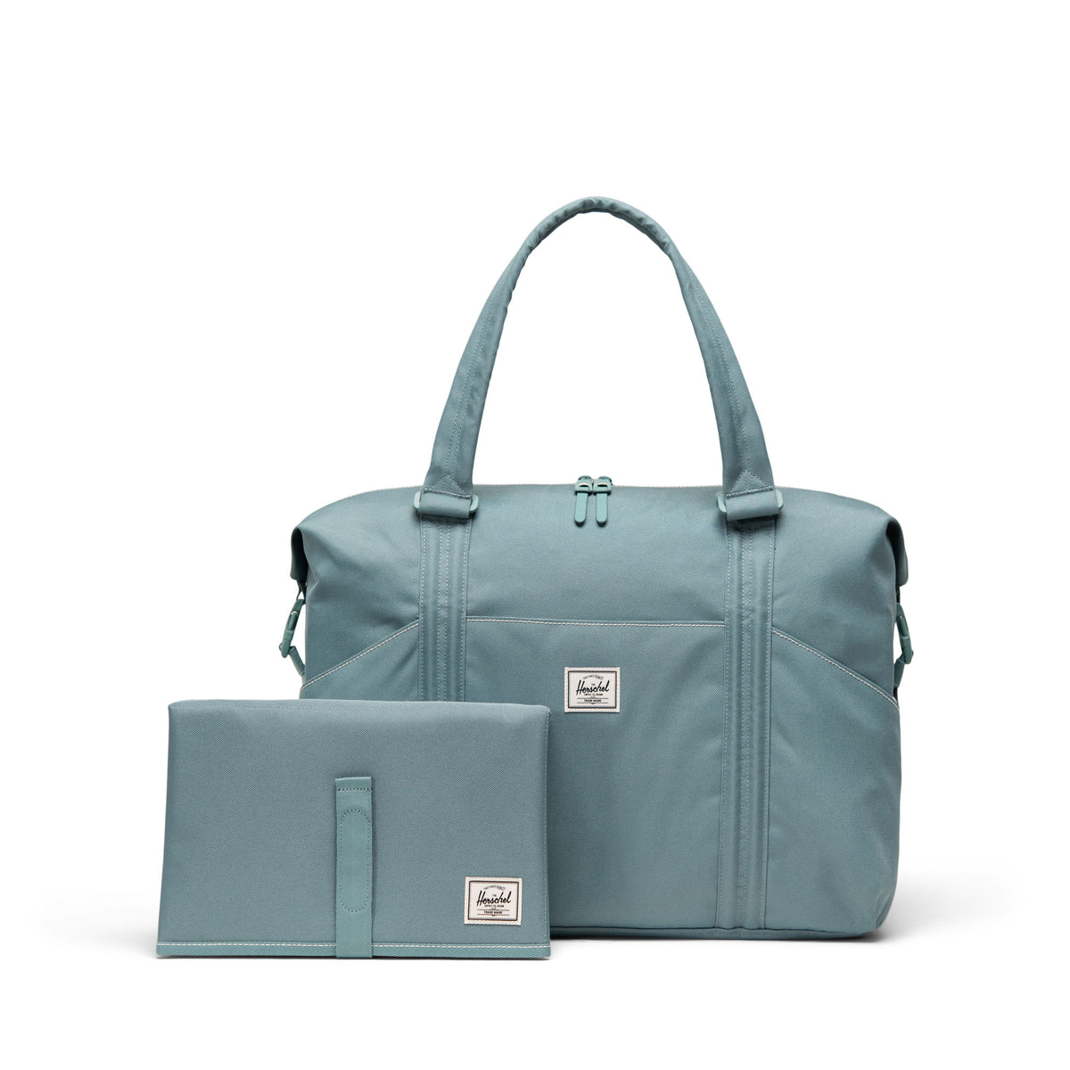 Herschel Strand Duffle Diaper Bag 24L in Trellis — detail view # color_Trellis