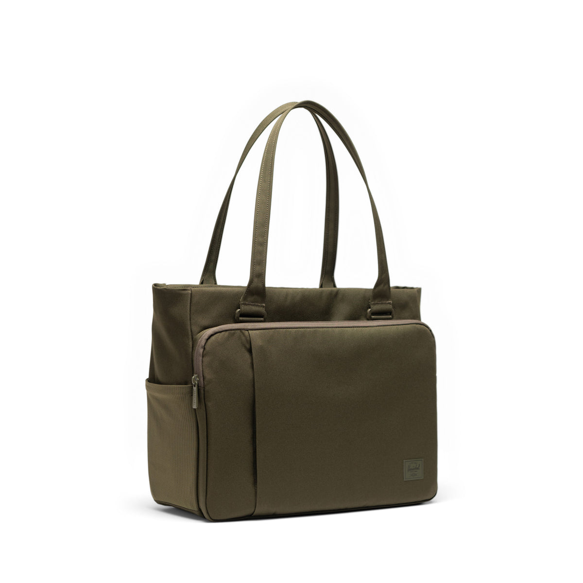 Herschel Kaslo Tote Tech 23L in Ivy Green Tonal — angle view 3 # color_Ivy Green Tonal