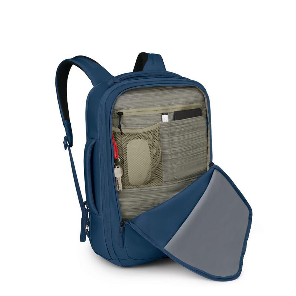 Osprey Aoede Briefpack 22L in Antique Blue — detail view 3