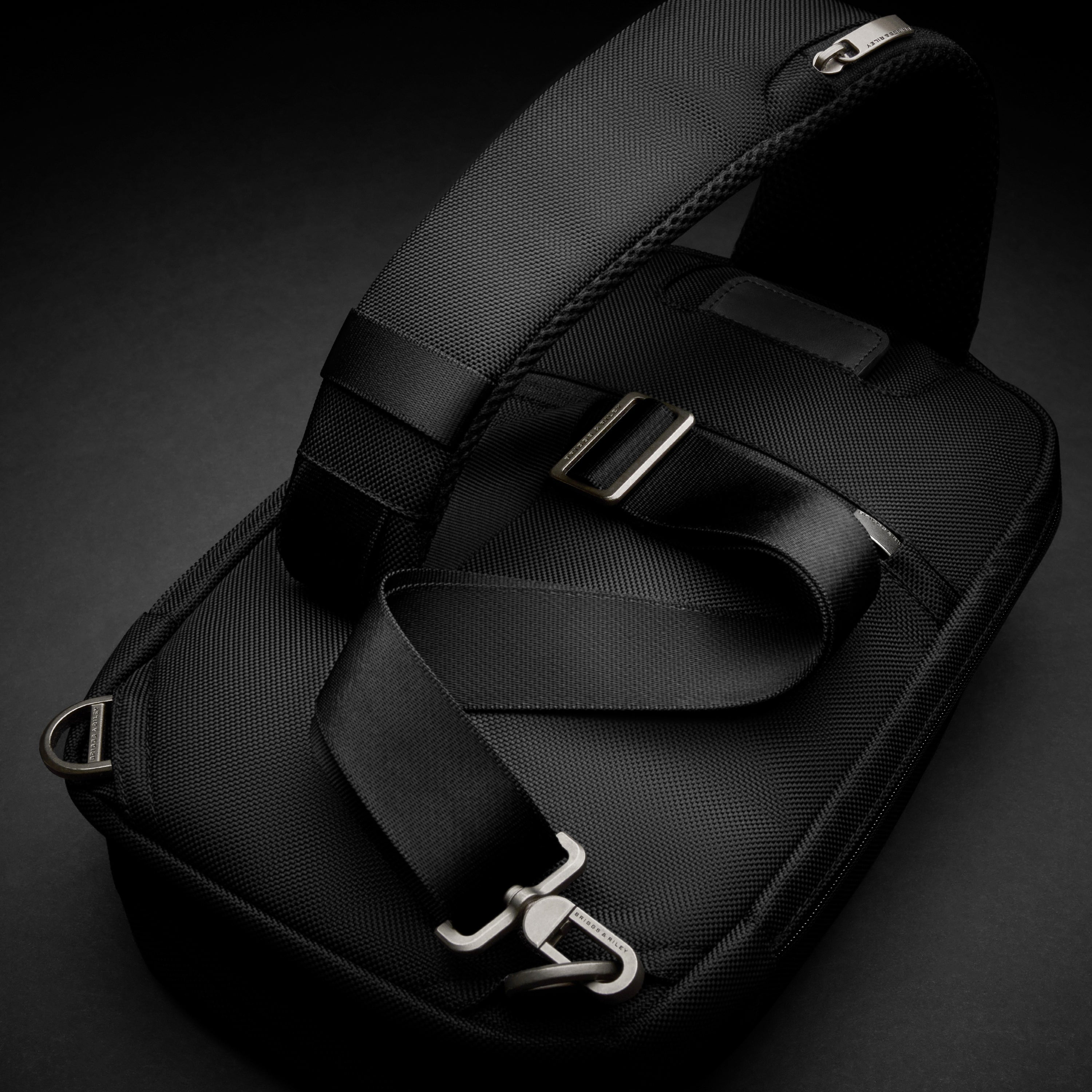 Briggs & Riley @work Sling in Black — detail view