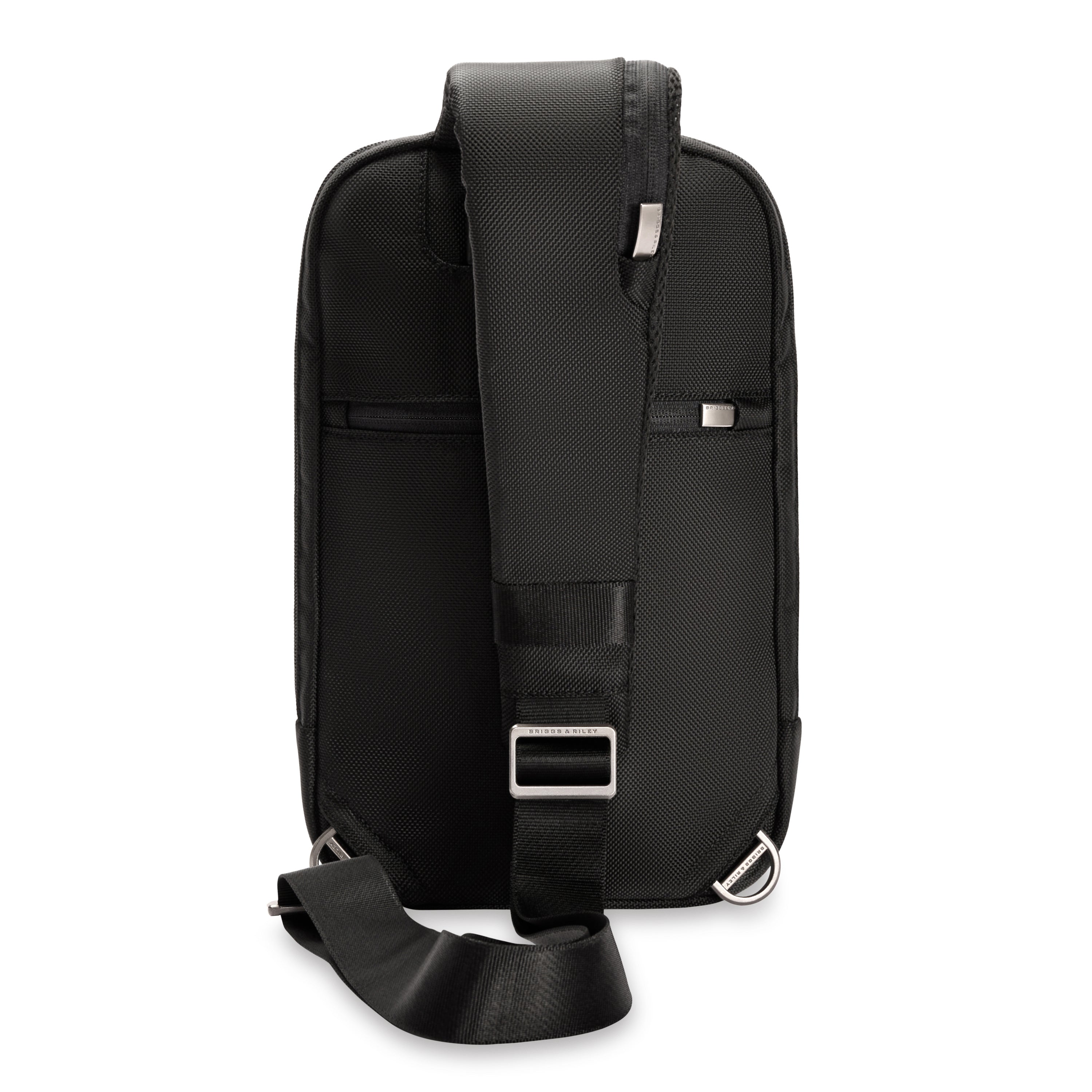 Briggs & Riley @work Sling in Black — back view
