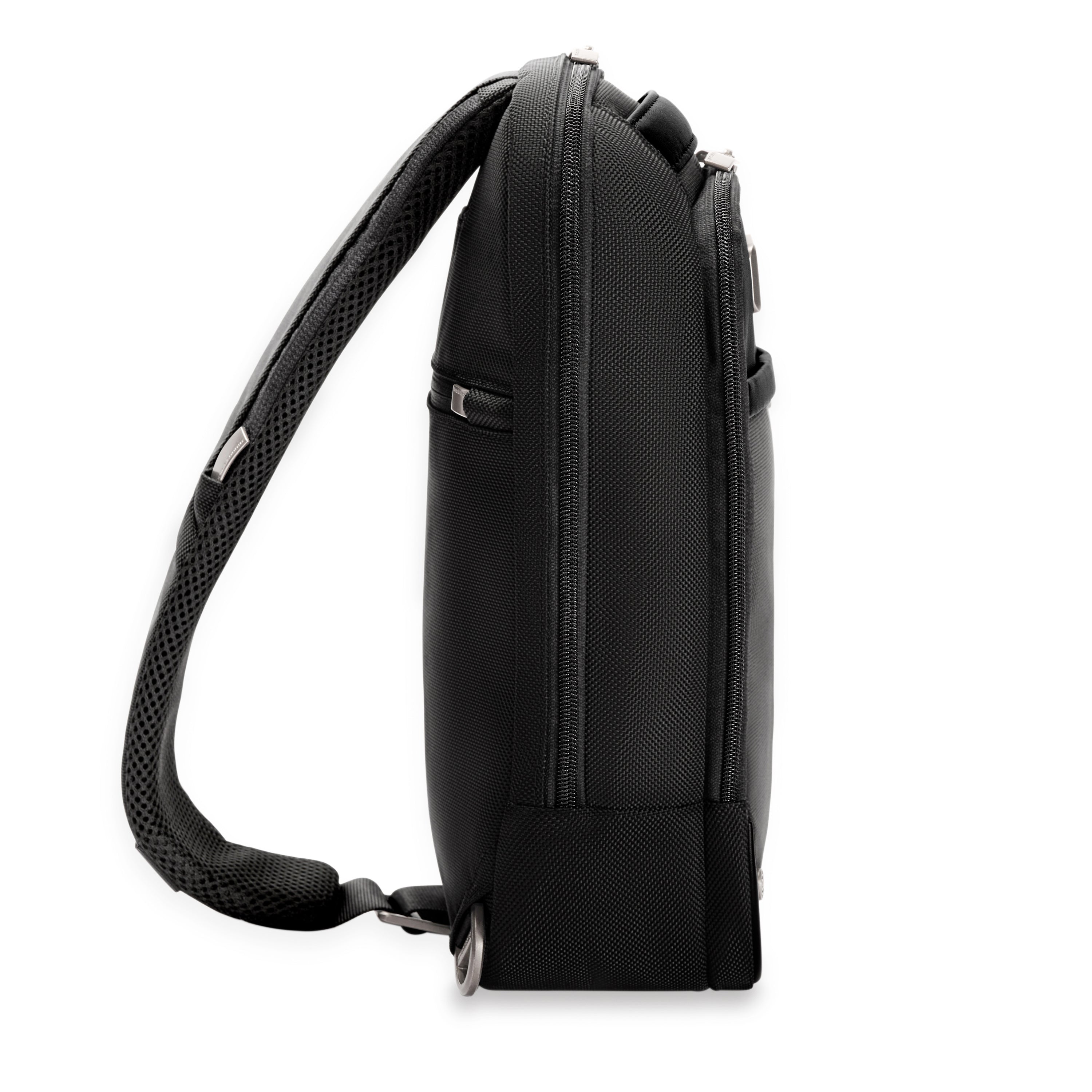 Briggs & Riley @work Sling in Black — side view
