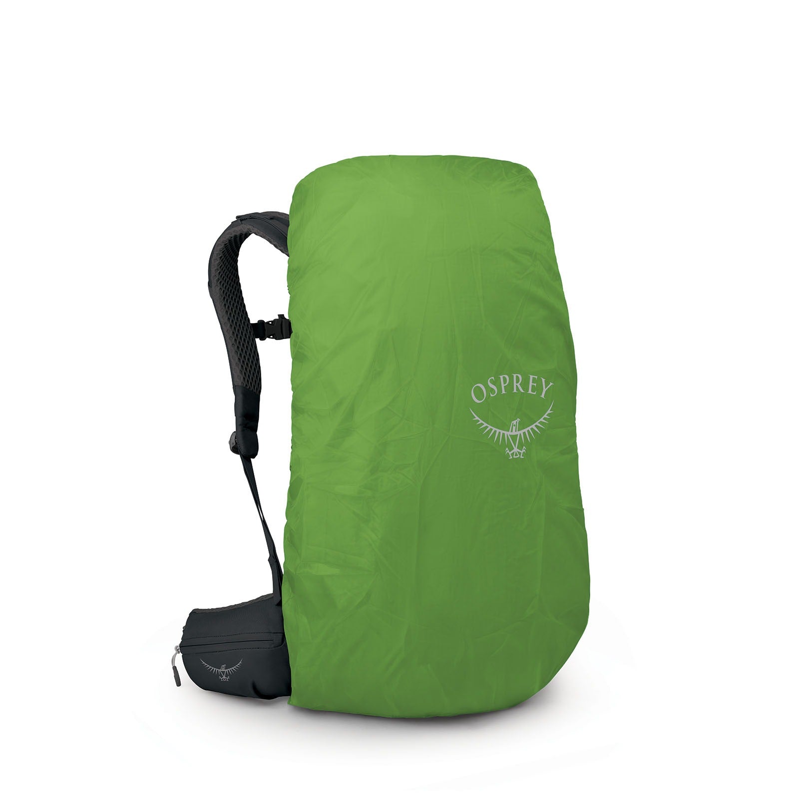 Osprey Kestrel LT 35 Hiking Backpack 35L in Black — angle view 3