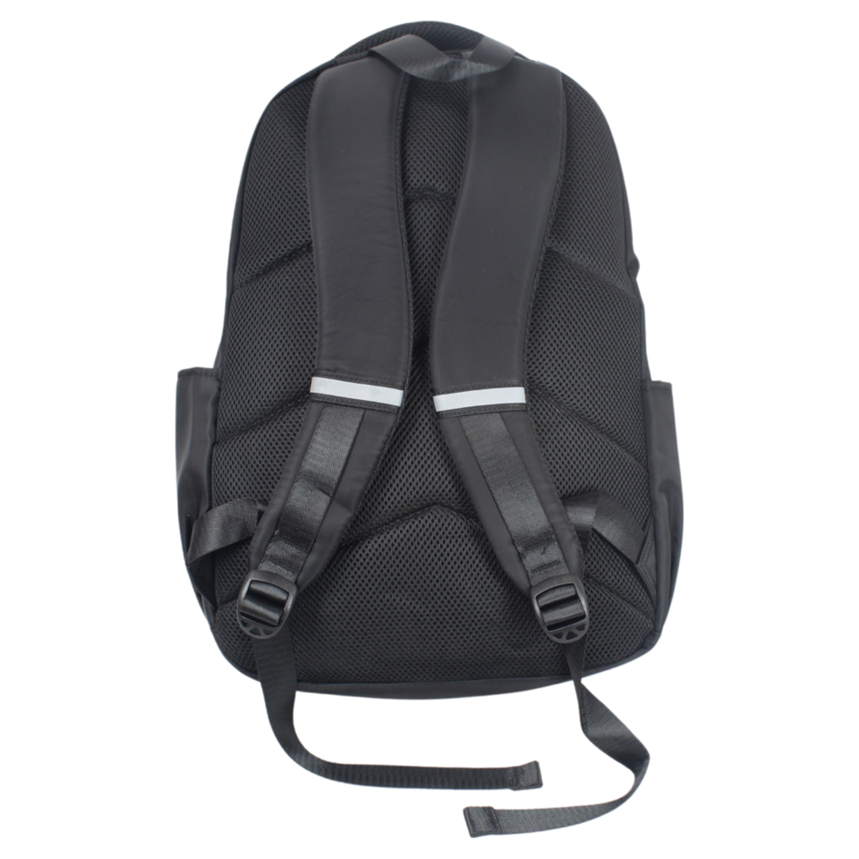 Camel Mountain 641 Backpack in Black — back view
