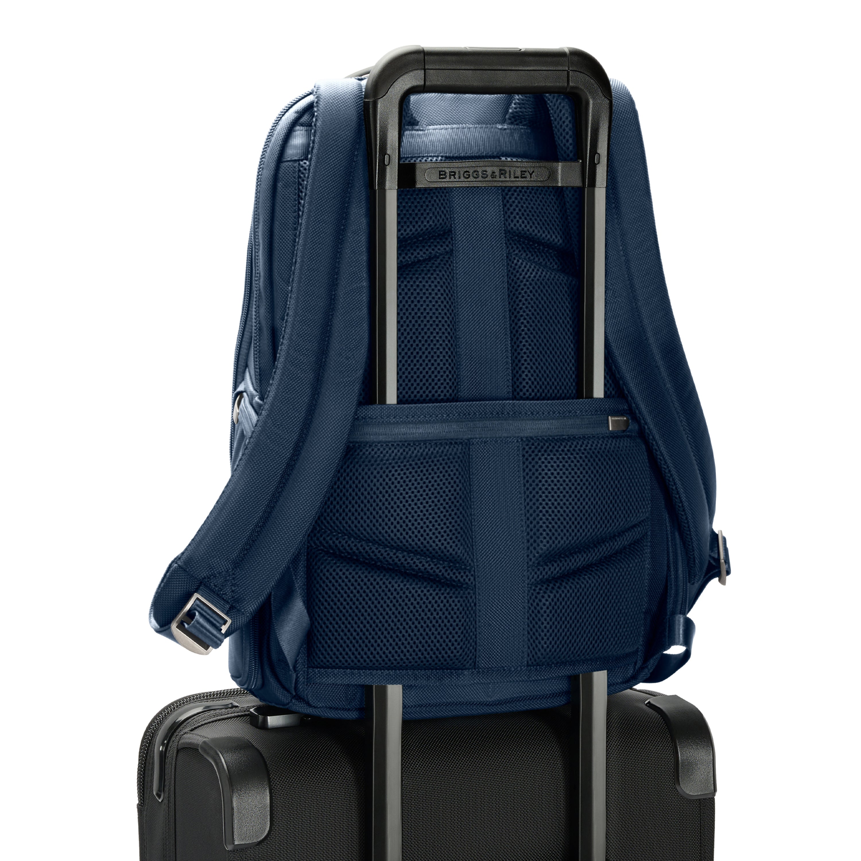 Briggs & Riley @work Medium Backpack in Navy — detail view 2 # color_Navy