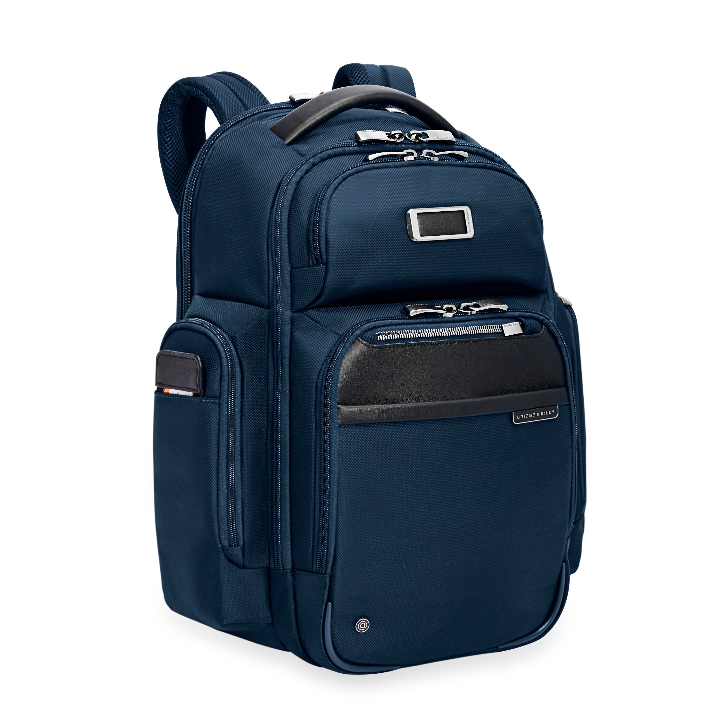 Briggs & Riley @work Large Cargo Backpack in Navy — angle view 2 # color_Navy