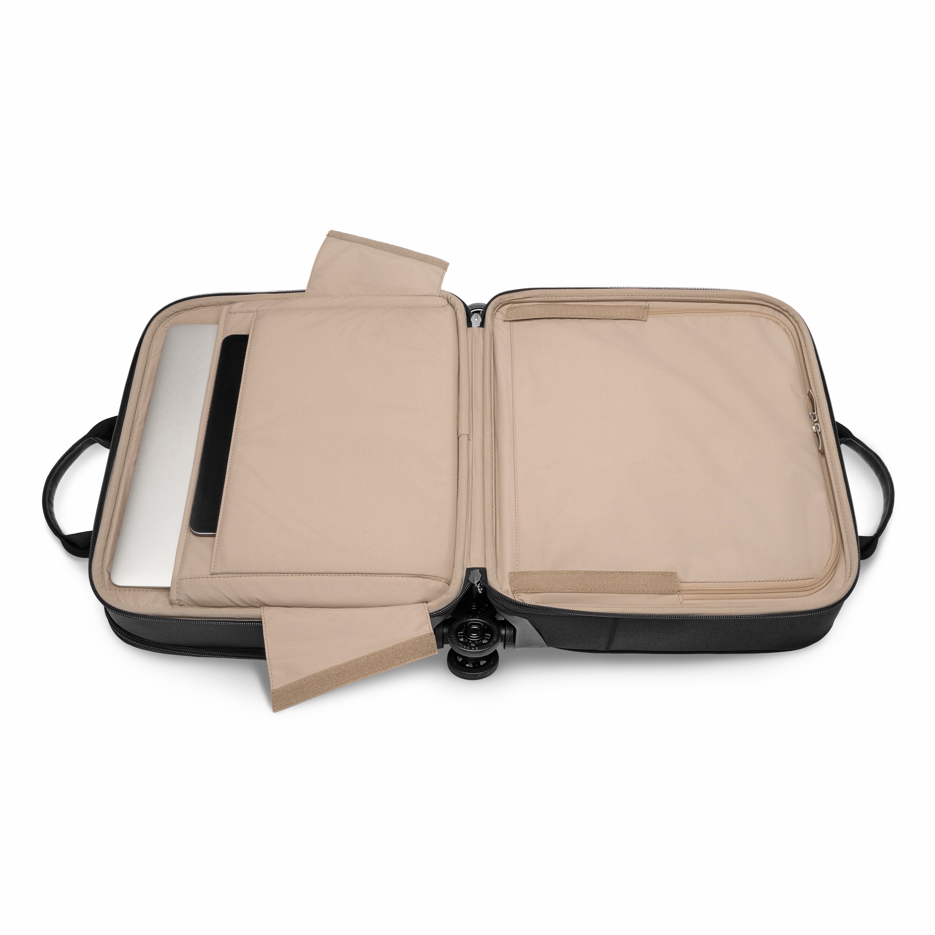 Briggs & Riley @work Medium Spinner Brief in Black — interior view 3