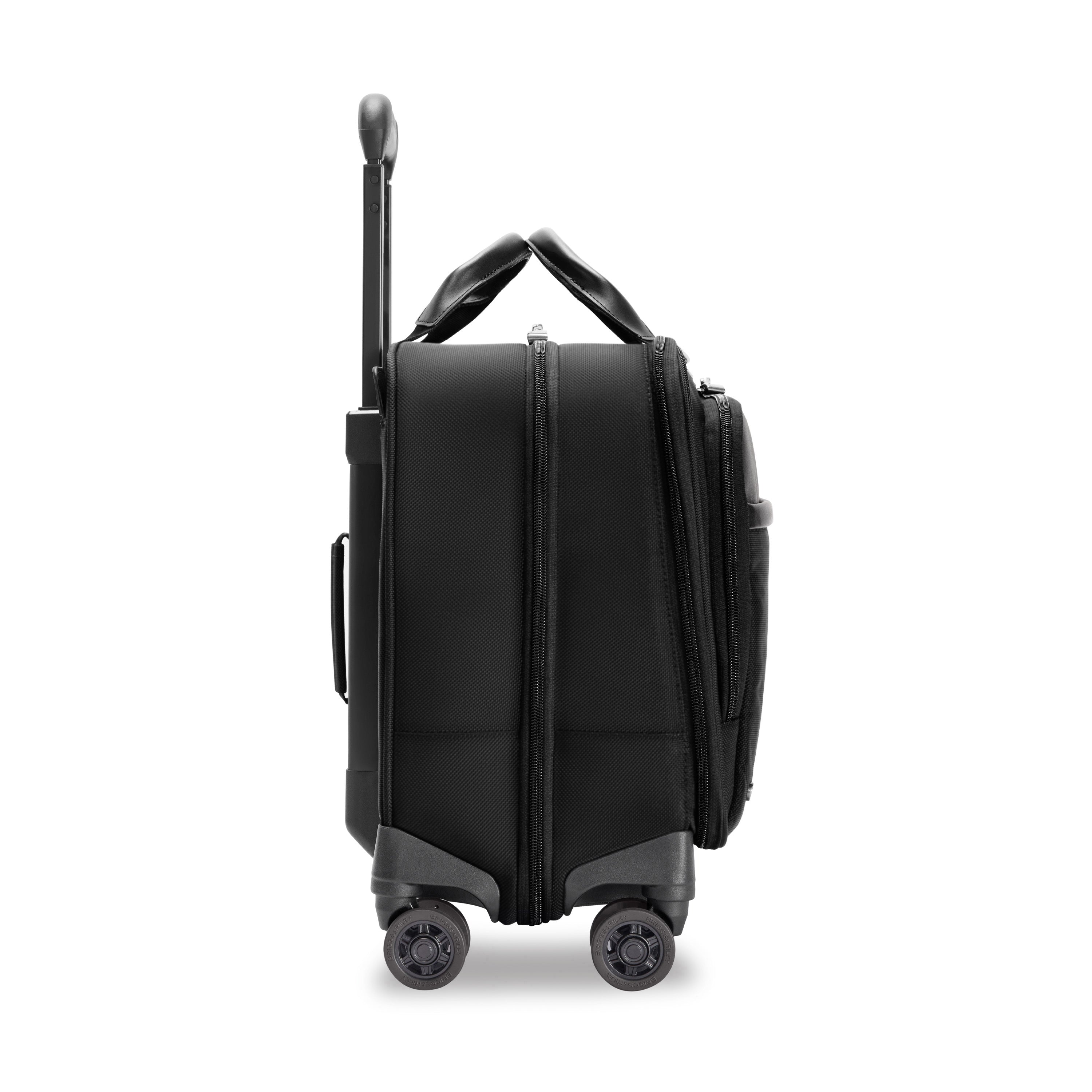 Briggs & Riley @work Medium Spinner Brief in Black — side view