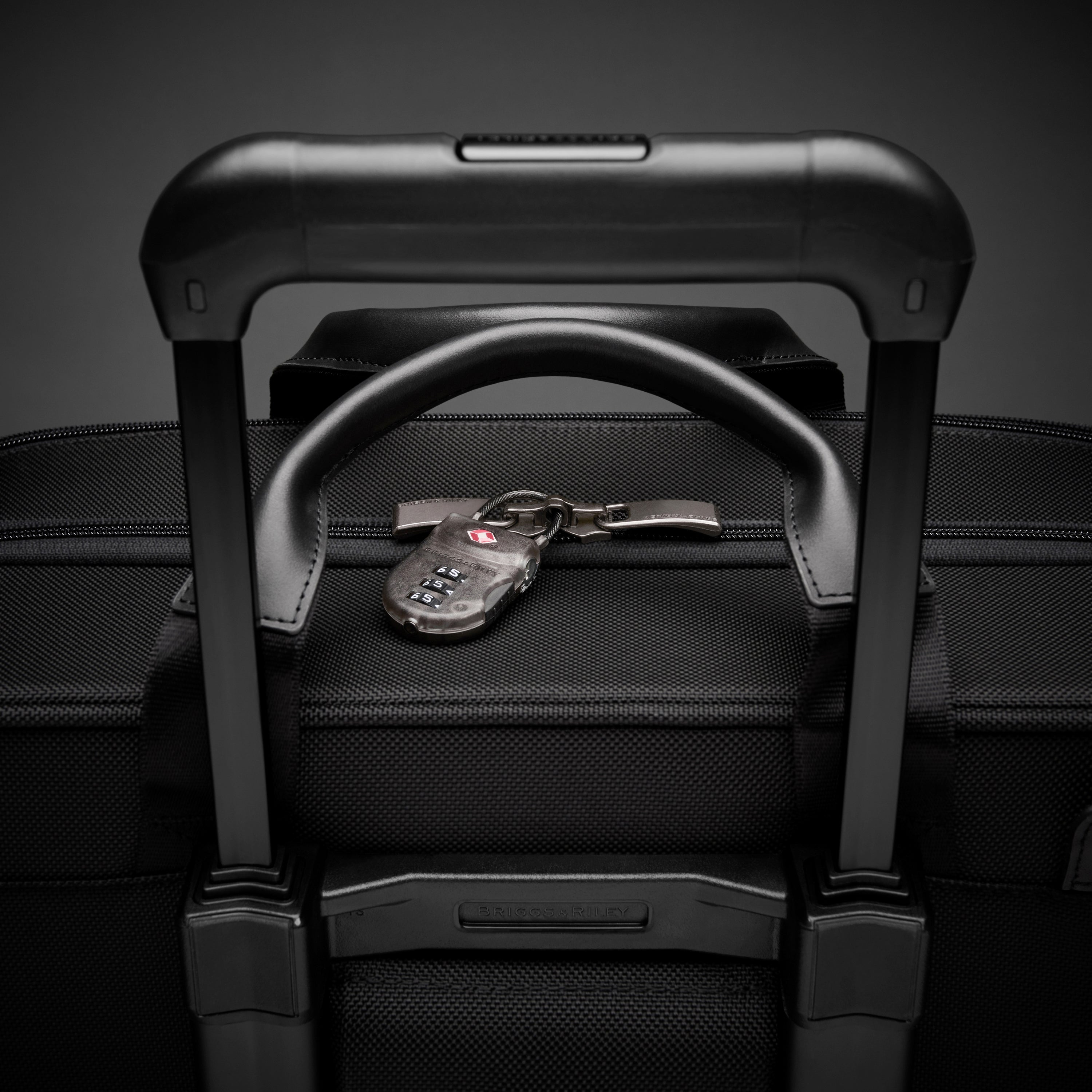 Briggs & Riley @work Medium Spinner Brief in Black — detail view 4