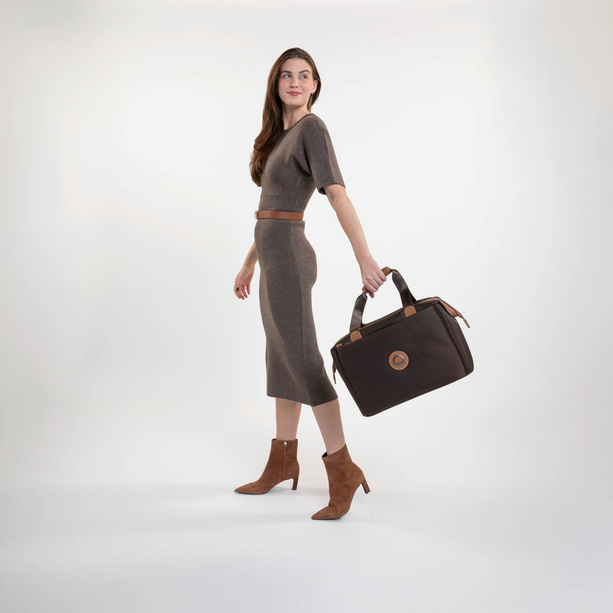 Delsey Chatelet Air 2.0 Weekender Travel Bag in Brown — lifestyle # color_Brown