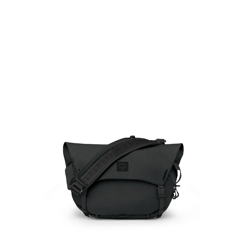 Osprey Metron Messenger 18L in Black — front view