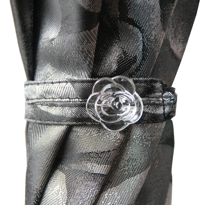 Vista 08020 High Fashion Pagoda Parasol Umbrella in Silver — detail view